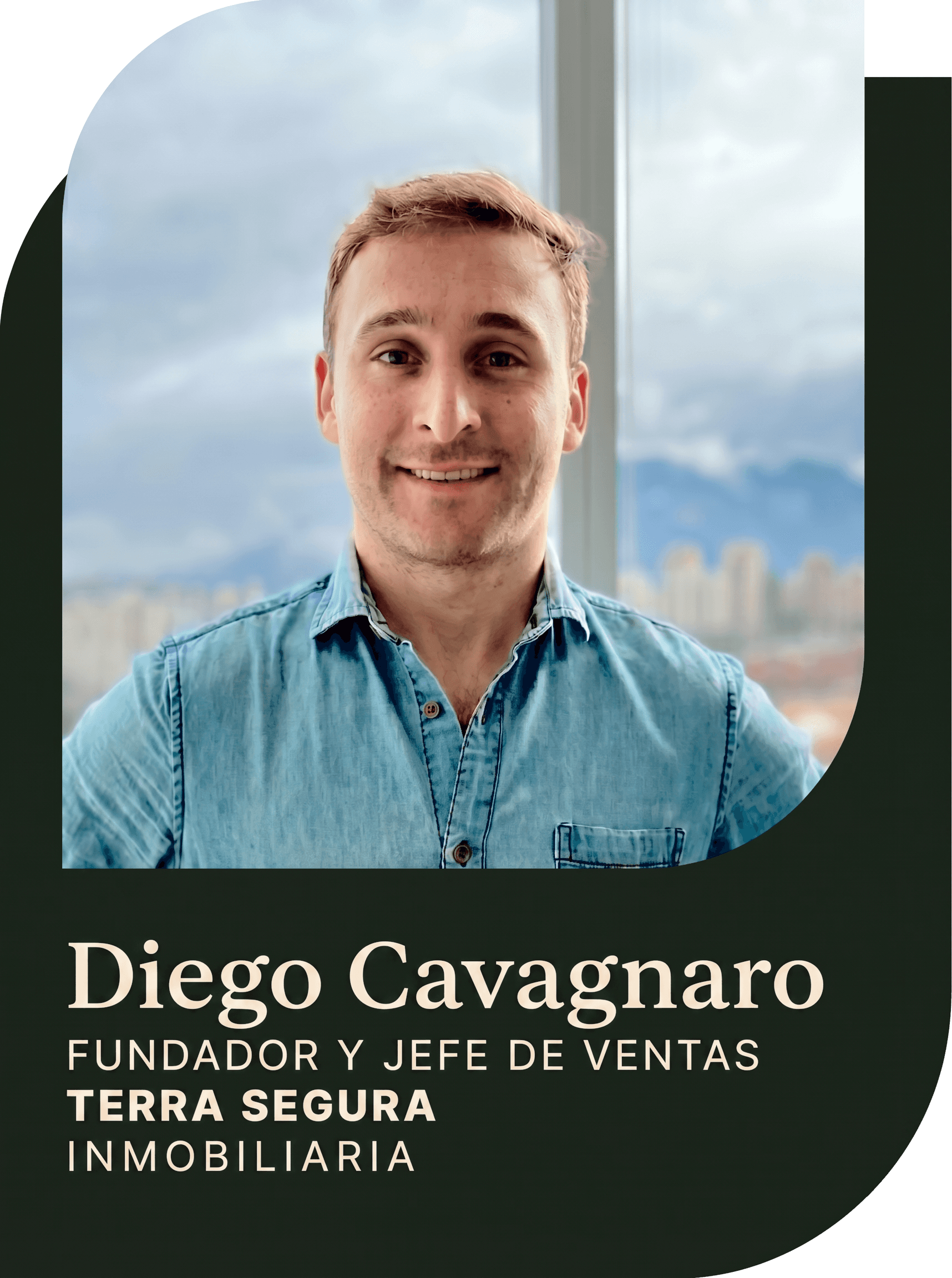 Diego Cavagnaro — Fundador y Jefe de Ventas, Segura Inmobiliaria